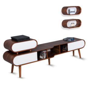 ست میز تلویزیون چوبی ونتو