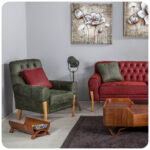 جا کتابی استند چوبی کتاب و مجله مدل ونتو